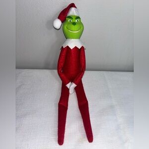 Grinch On A Shelf Red Plush 12"‎ Christmas Elf Doll Toy NWT